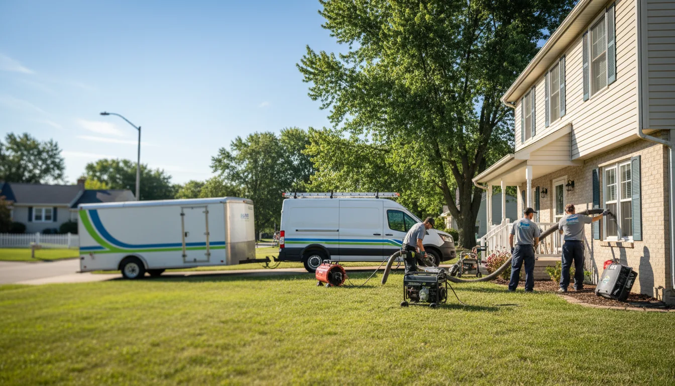 Flooded Basement Restoration And Cleanup With Repair in Bagley, WI near me